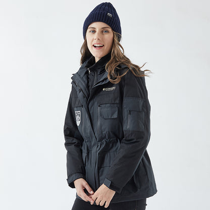 Two-Piece Detachable Waterproof and Windproof Korean Mountaineering Ski Jacket