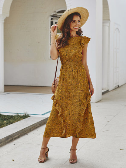 Ruffle Dress Spring And Summer Women's Clothing