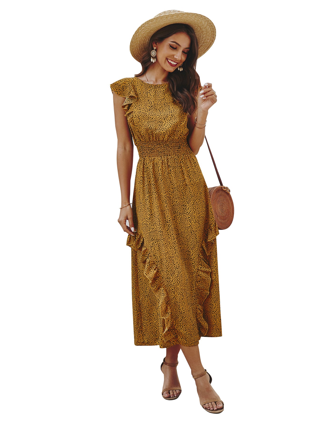 Ruffle Dress Spring And Summer Women's Clothing