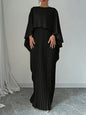 Women's Loose Batwing Sleeve Dress Fashion Casual Mid-Length Summer Dresses
