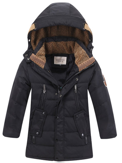 -30 Degree Children's Winter Jackets Duck Down Padded Children Clothing 2021 Big Boys Warm Winter Down Coat Thickening Outerwear