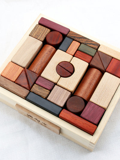Assembled wooden educational toys