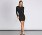 Black lace dress