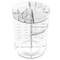 Rotating Cosmetics Storage Rack Table Red Skin Care Products Large Capacity