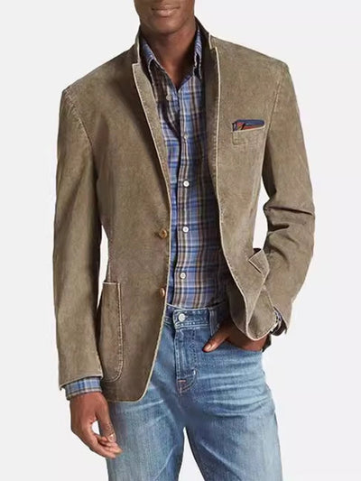 Denim Suit Casual Solid Color Men's Clothing Men's Suit Mens Suits For Men Mens Clothing Outfit Man Costumes Elegant Formal Classic