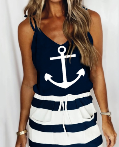 Ladies Star Gradient Print Dress